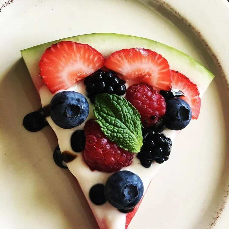 Rising Moon Wellness Watermelon Pizza