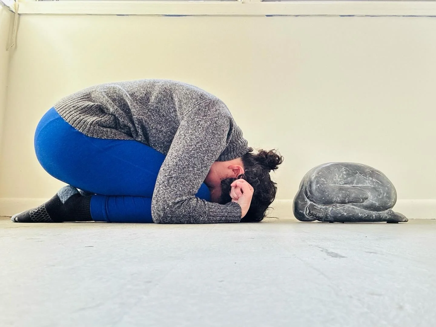 It was fun figuring out how to match myself to this piece my mom sculpted, I&rsquo;m pretty sure sometime in the 1960&rsquo;s. I&rsquo;m working on some DIY photo shoots for my website, where I&rsquo;m adjusting the focus from movement specifically f