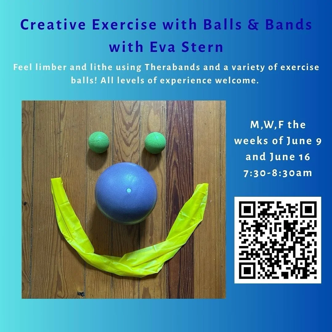 Hey there Chautauquans @chq1874! I&rsquo;ve got two weeks of pre-season in-person classes for you. Sign on up now, won&rsquo;t you?⚽️ 
🔗 in bio. 

#creativeexercise #theraband #pilates #selfmyofascialrelease #balancetraining #chautauquainstitution