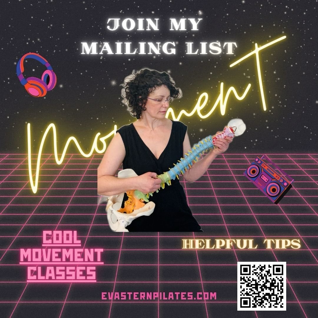 Hey there, join my mailing list for helpful movement tips and updates on my online movement classes. Classes include a combination of Pilates, self-myofascial release, mental imagery and occasionally a bit of silly time. I&rsquo;ve got some good stuf