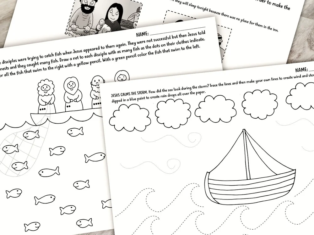 Draw Jesus Worksheet Jesus-worksheet pack — Mozaika