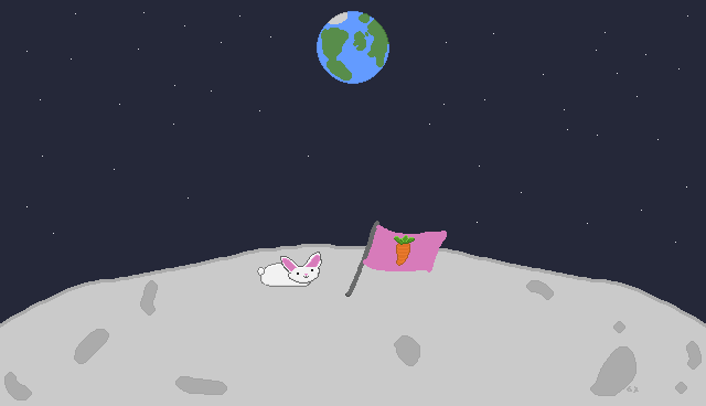 Usagi Jumps to the Moon