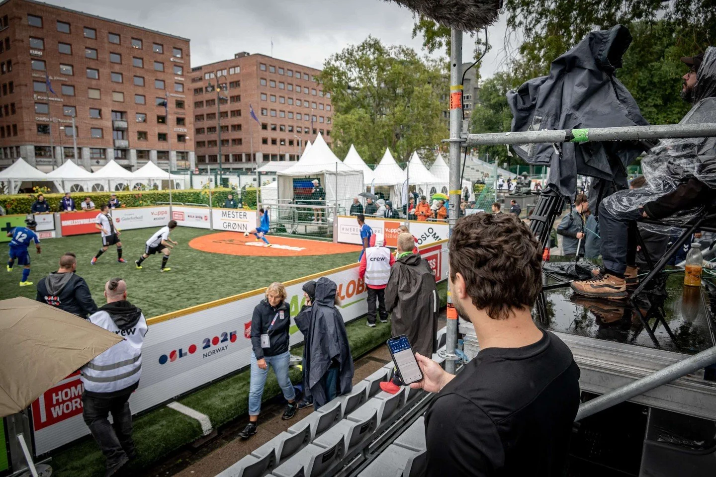 🌍⚽ While the action took place on the pitch in Norway's capital, the DRIBL team, including Homeless World Cup international volunteers were hard at work behind the screens &ndash; making sure every goal, every stat and every update from the Oslo 202