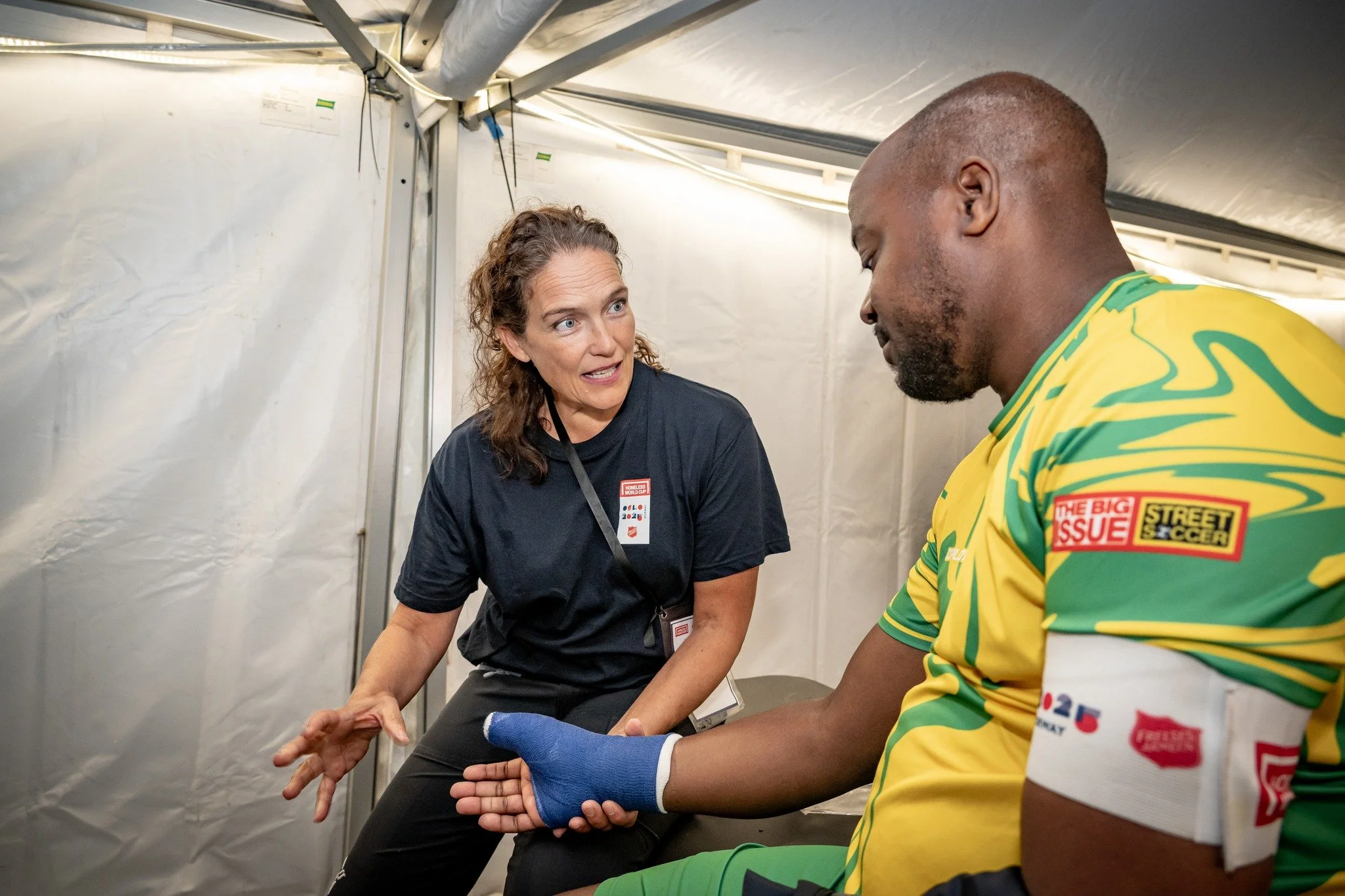 While the spotlight shines on the pitch, there was another team at the Oslo 2025 Homeless World Cup whose impact was just as important - our incredible volunteer physiotherapy students from Norway and Denmark.

For a full week in Oslo, they worked ti