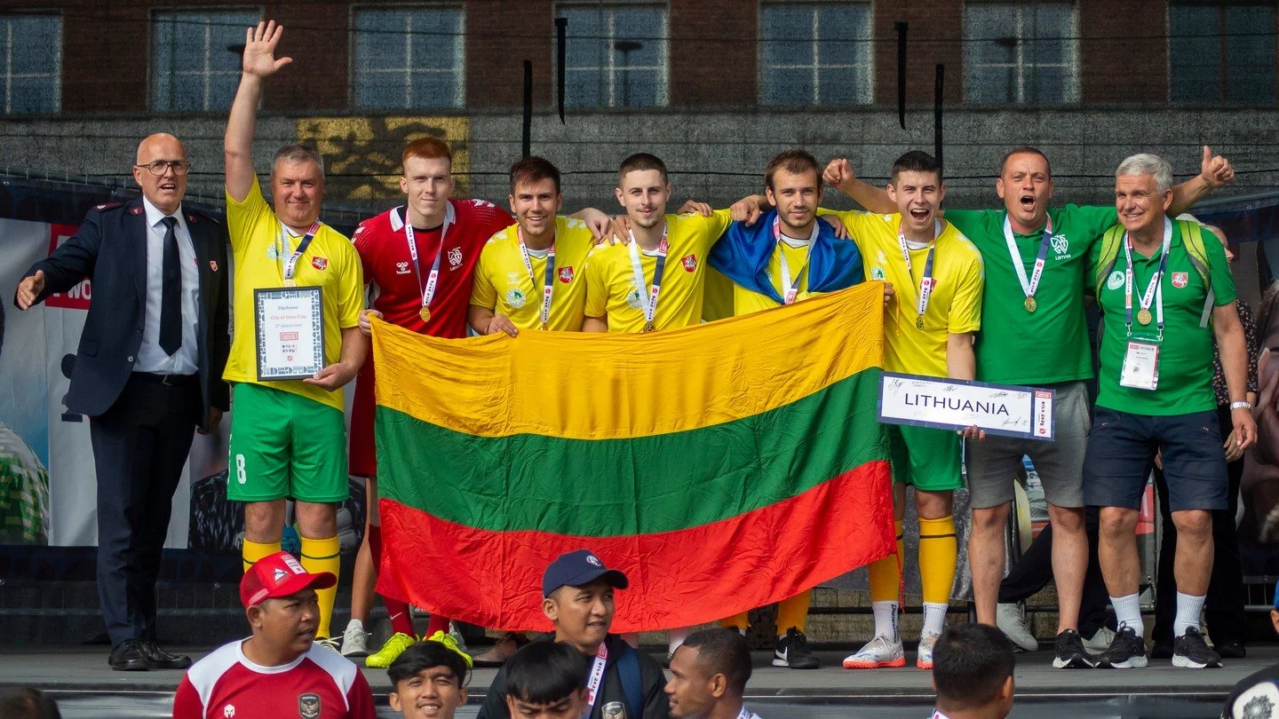 Nikita, who played  for Lithuania at the Oslo 2025 Homeless World Cup says football gives him two hours a week where his mind is clear - just football, nothing else.

One training session. One match. One team. One Recovery. 

One day at a time.

This