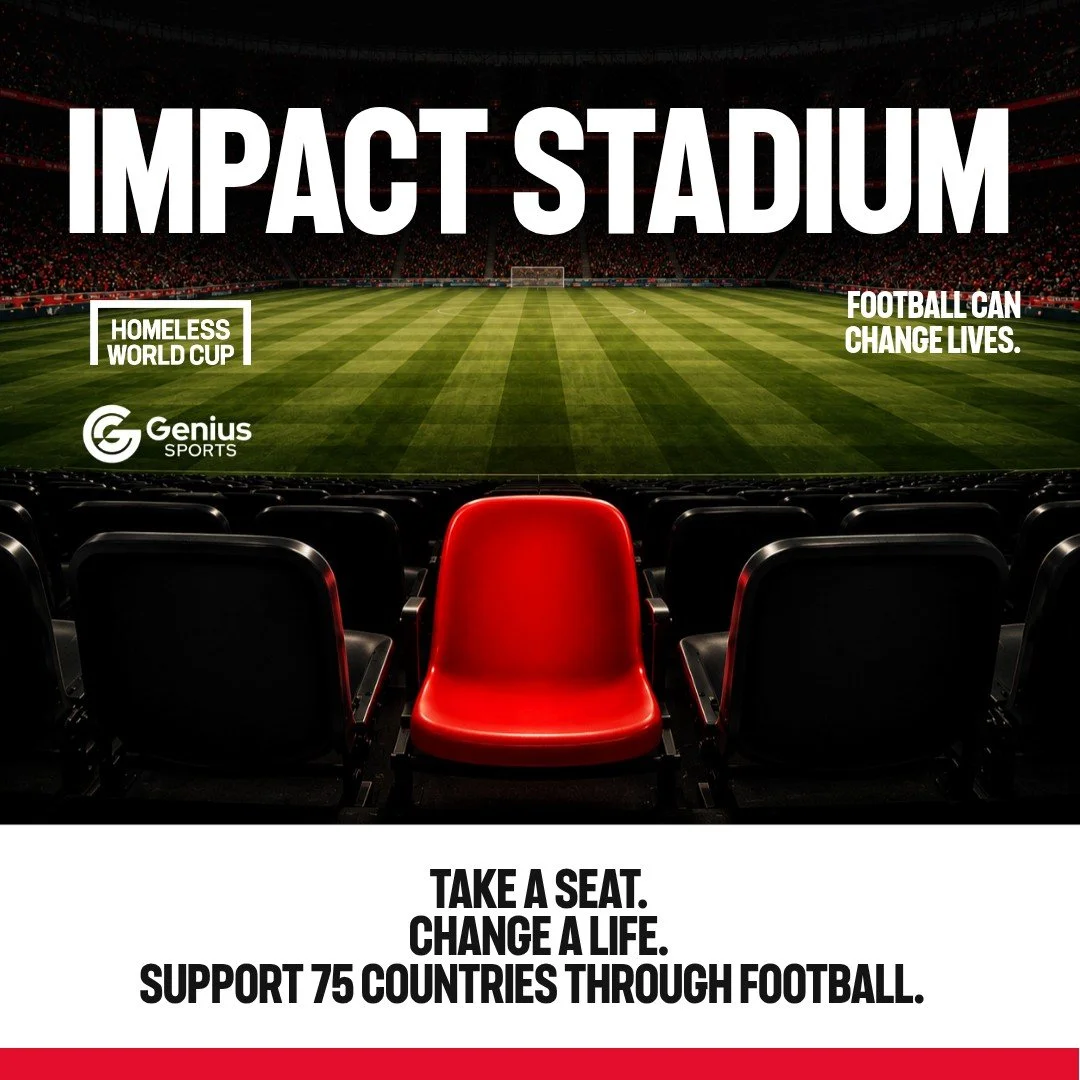 At the 1986 World Cup Final, 114,600 fans made football history at the Estadio Azteca ⚽

Now, as football returns to Mexico City and the road to the Mexico City 2026 Homeless World Cup begins, we&rsquo;re asking the global football community to come 