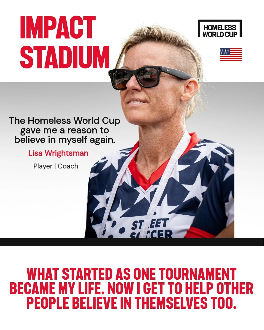 Take a seat. Change a life. 

🔗 in our bio to join supporters across the world at the Impact Stadium.

The FIFA World Cup begins soon in Canada, Mexico and the USA. 

But long before football&rsquo;s biggest tournament kicks off next week, the Homel