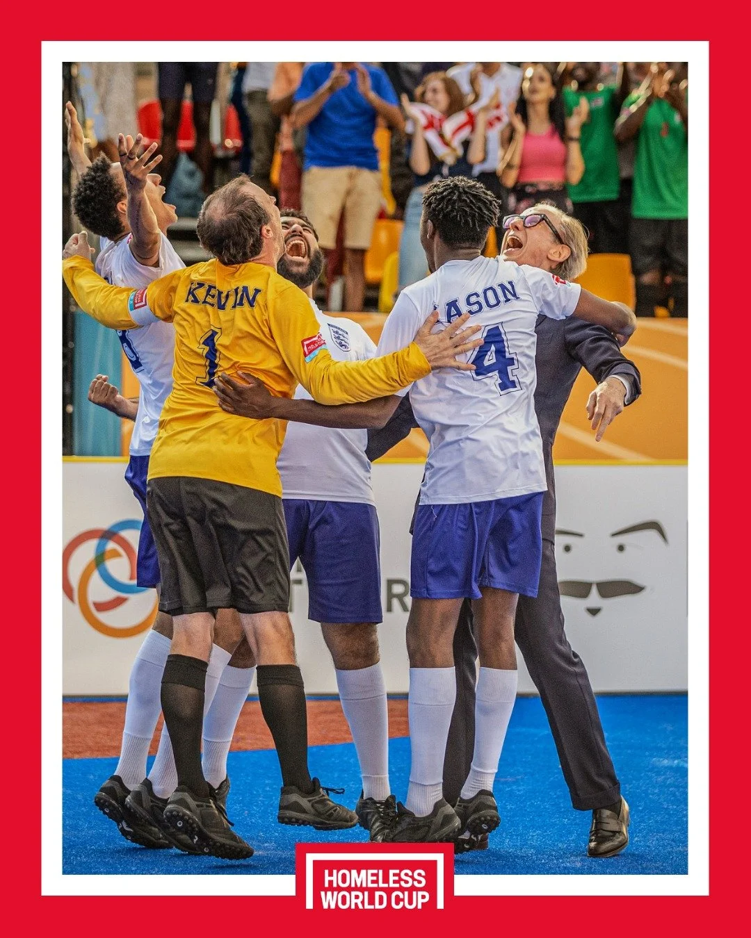 🍿🎬 Tomorrow The Beautiful Game airs on Channel 4.

⚽ Starring Bill Nighy
⚽ Kick off: 3:35pm

Did you know the film is inspired by the real Homeless World Cup?

For more than 20 years, the Homeless World Cup has used football to help people rebuild 