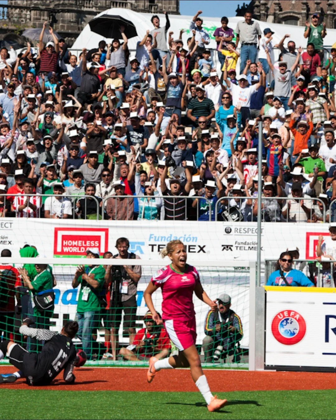 Did you watch The Beautiful Game on Channel 4? 

Want to know what the real tournament is like? It&rsquo;s bigger and better than you could have ever imagined 🙌

Support The Homeless World Cup and buy a seat in our Impact Stadium 🏟️

Take a seat. C