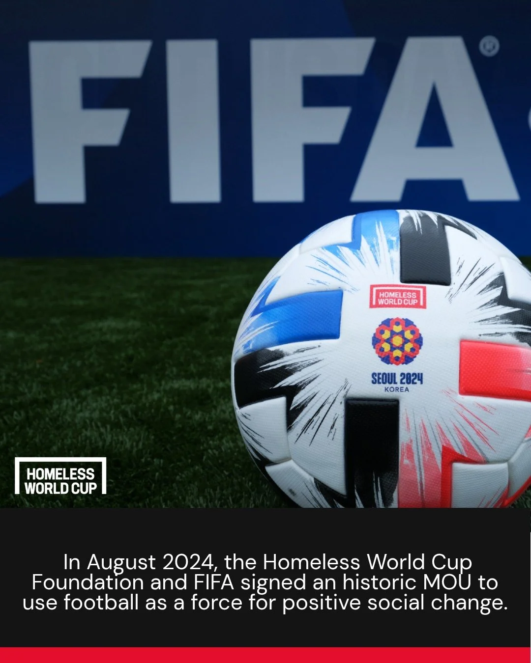 Are you enjoying Korea Republic v Czechia at the FIFA World Cup? It's the first time the two nations have met before in an official fixture ⚽

The Seoul 2024 Homeless World Cup had a lot of first moments for us 🏆

It was the first time the tournamen