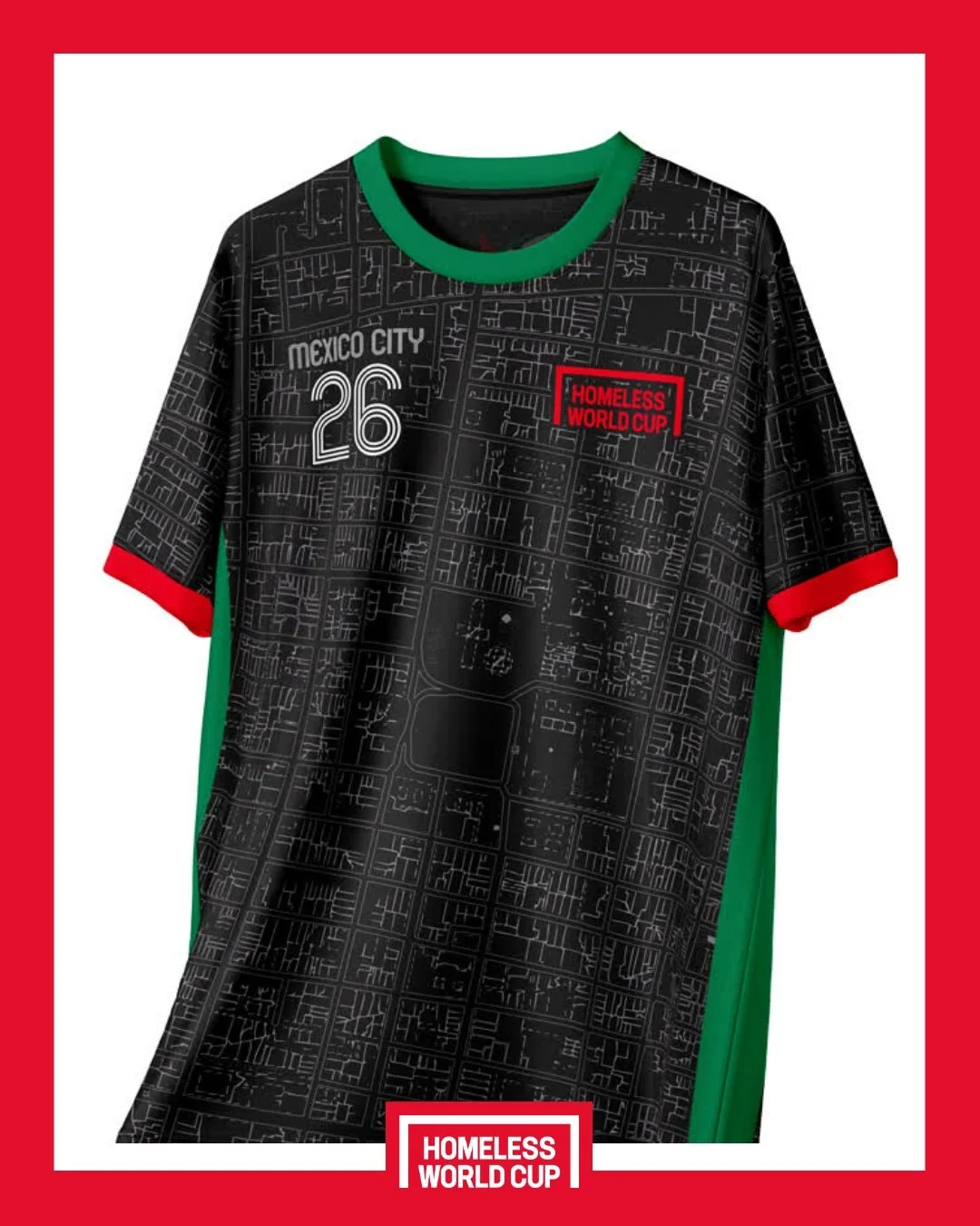 Take the Homeless World Cup with you. 🌍⚽❤️

Take the movement on holiday, start your morning with purpose, keep warm in an official Homeless World Cup hoodie or be one of the first to wear our exclusive Mexico City 2026 range.

Every purchase suppor