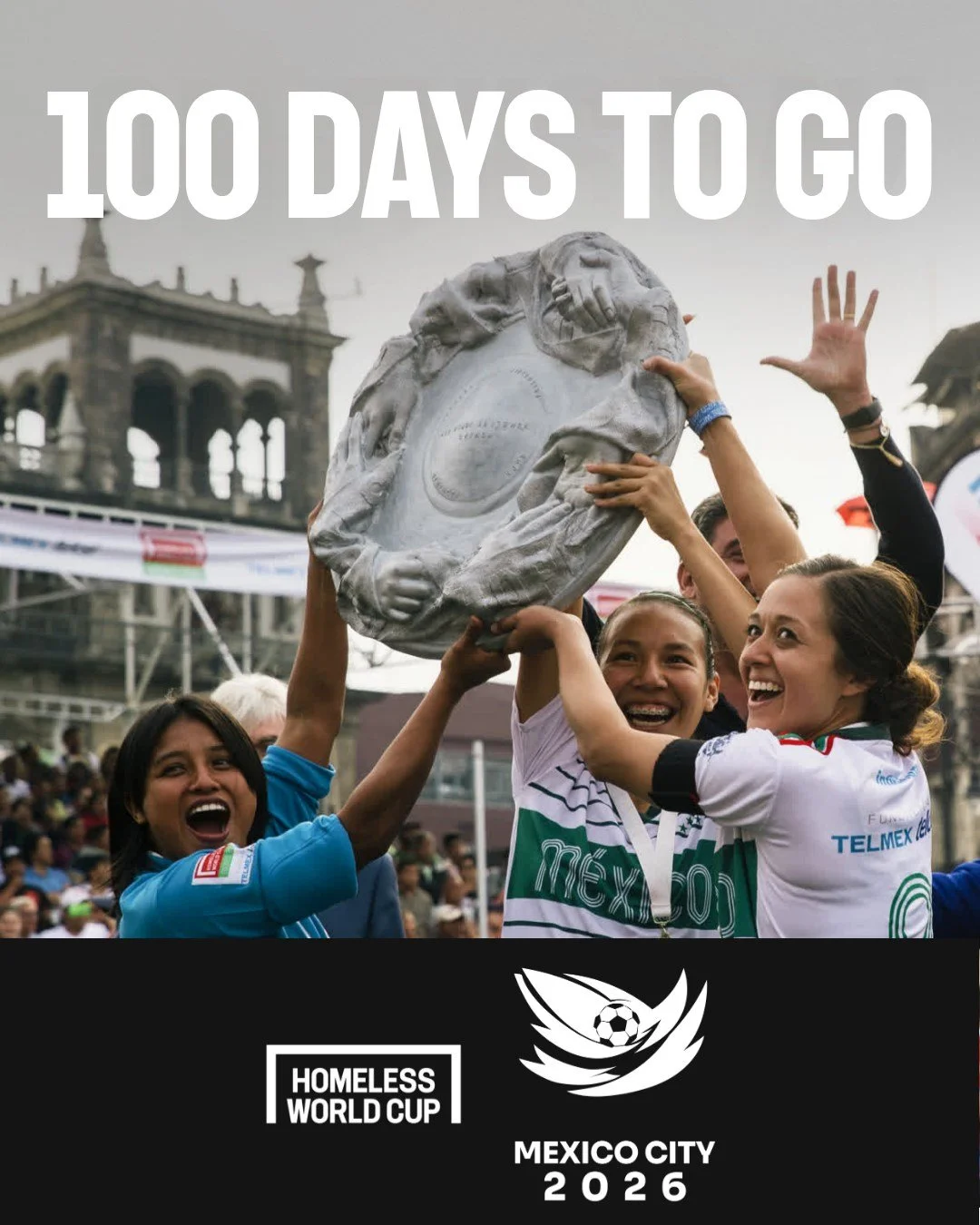 ⚽ 21st Homeless World Cup
📍 Z&oacute;calo, Mexico City
📅 17-23 January 2027

#HomelessWorldCup #FootballChangesLives
#ElF&uacute;tbolCambiaVidas