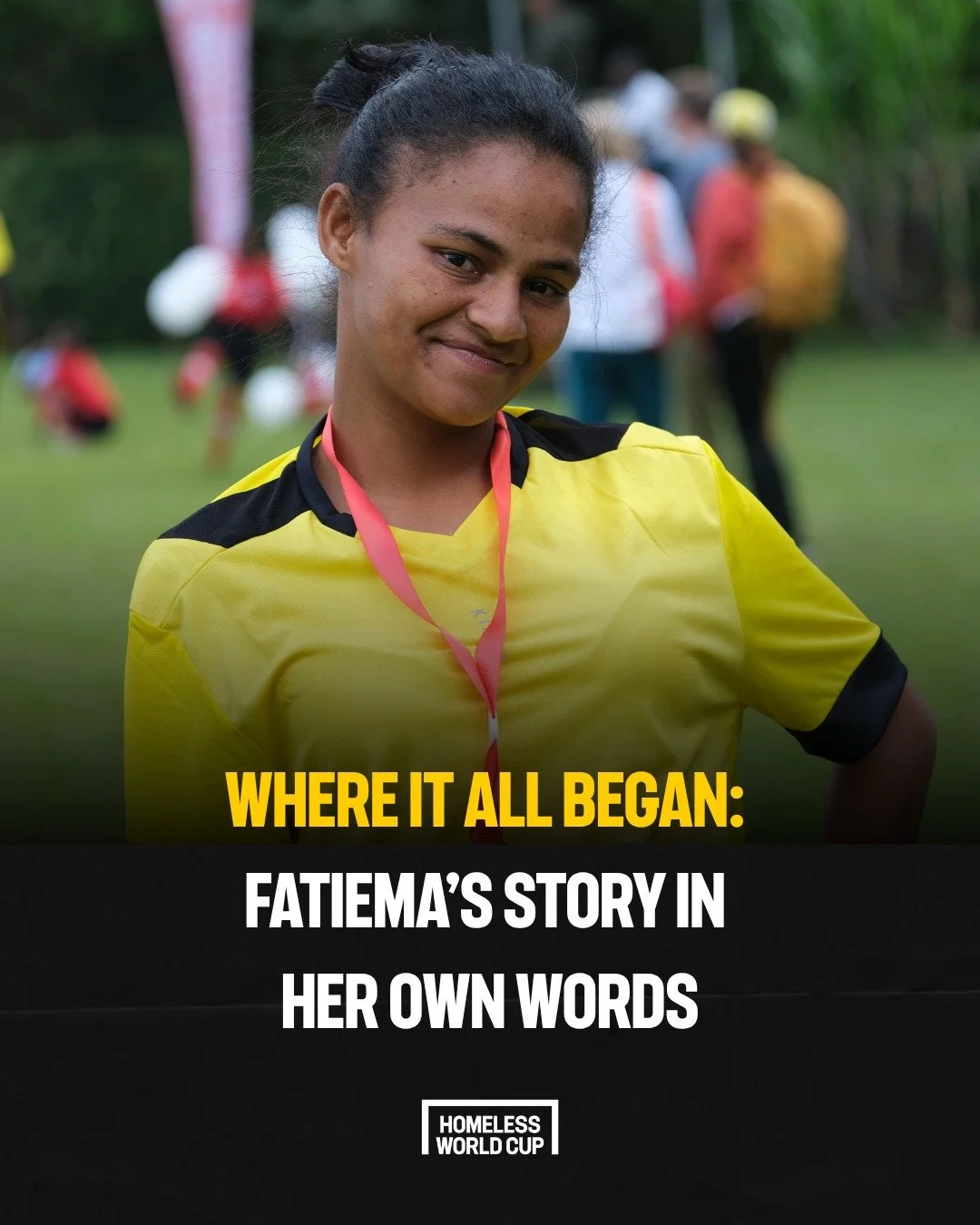 ⚽ Where It All Began: Fatiema

When Fatiema came to Oasis, she was recovering from seven years of addiction and a dangerous life on the streets.

She couldn't see how a different future was possible, but she knew she wanted to try.

When we met Fatie