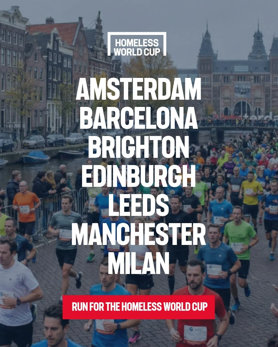 🏃&zwj;♂️👀 This is your chance to run the marathon you've always talked about.

But you'll need to be quick. Entries for the Brighton Marathon close on Friday 30 October, and general entry places have already sold out ‼️

Run for the Homeless World 