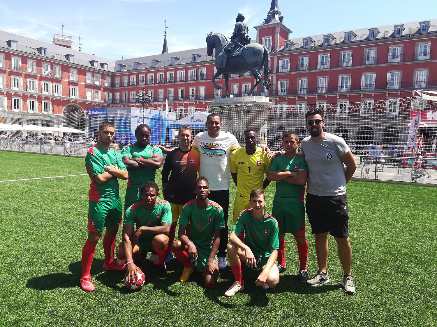 Playing.io sponsors charity football match with Brazilian players