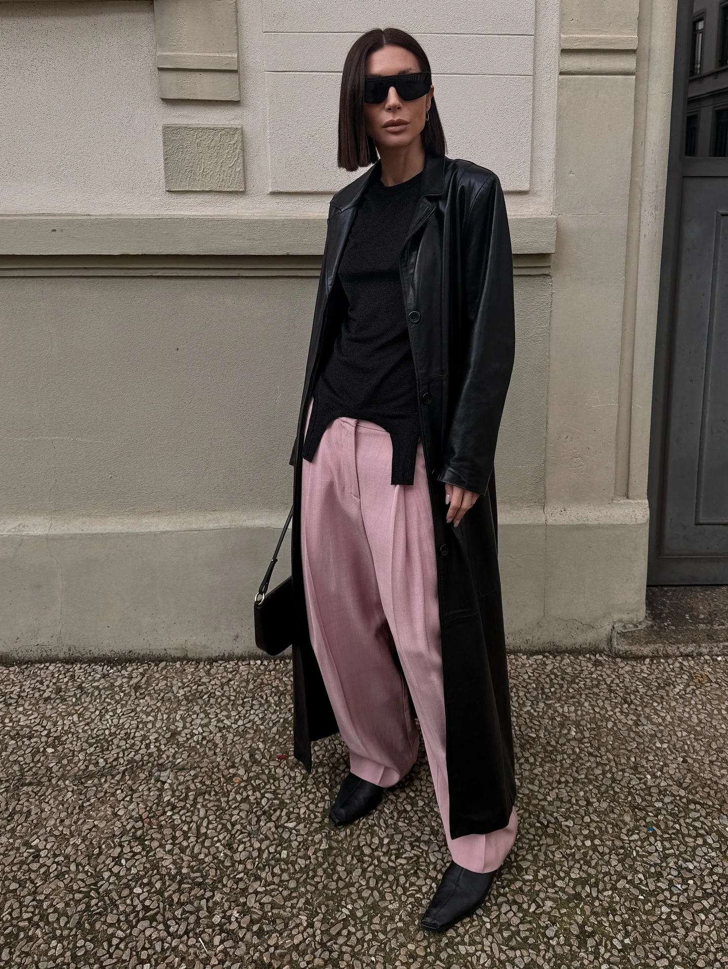 I rarely wear color, but when I do I balance it with structure and texture. It&rsquo;s a simple styling rule that keeps the look refined and intentional &mdash; and one of the easiest ways to make a colorful piece feel more sophisticated.

Top and tr