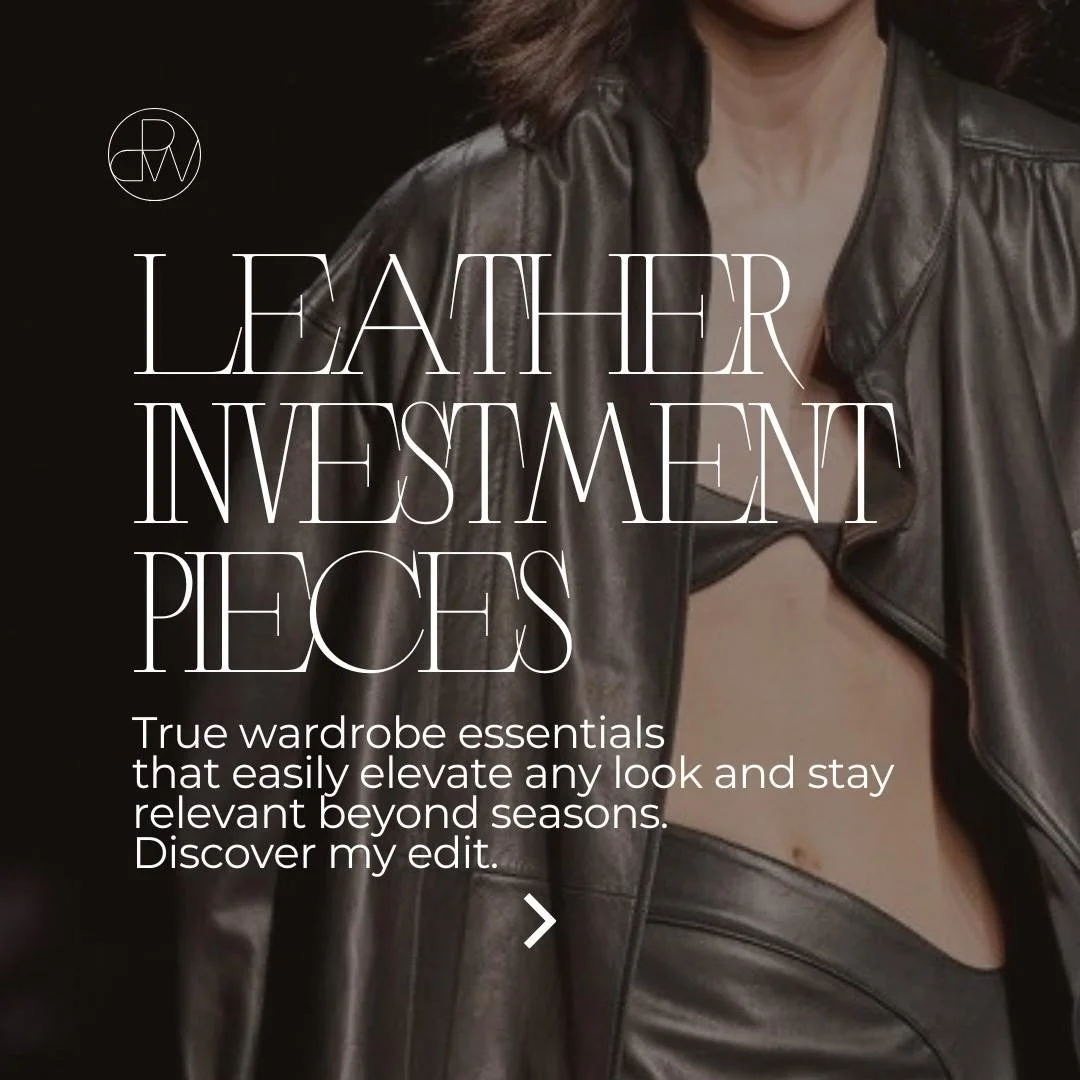 Building a functional wardrobe isn&rsquo;t about having more &mdash;
it&rsquo;s about choosing the right pieces.

Leather is one of them. One of the few materials that truly transforms a look.

The right pieces don&rsquo;t just complete an outfit &md