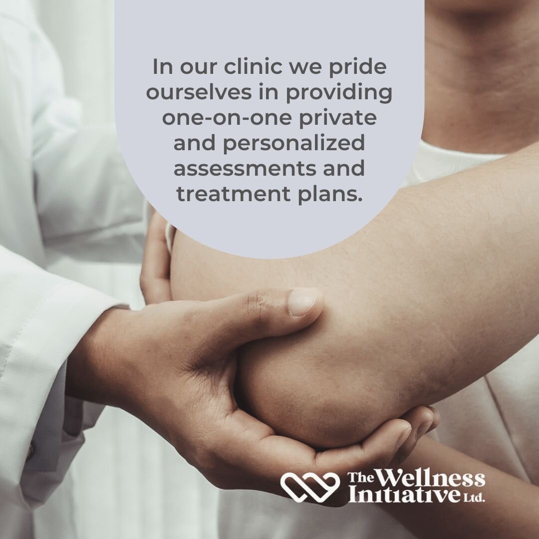 At The Wellness Initiative our physiotherapists 👩&zwj;⚕️ will provide you with the attention 🔍 and treatments📝 specific to your concerns and conditions. 

Call 📞 or book online 💻!