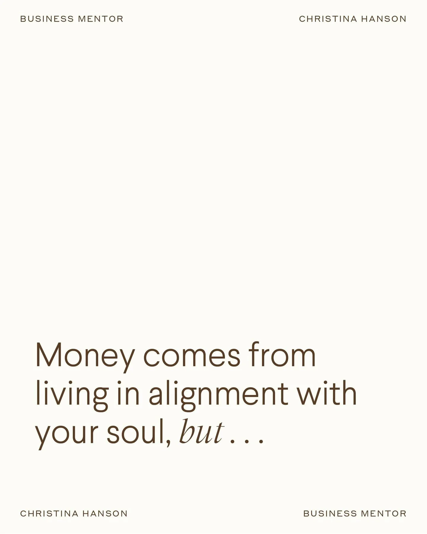 Wealth is energetic.⁣
⁣
When was the last time you felt so like yourself, so joyful and at peace, that money, and all your other first-world problems, couldn't bring you down?⁣
⁣
THAT is the frequency of living in your truth, when the material world 