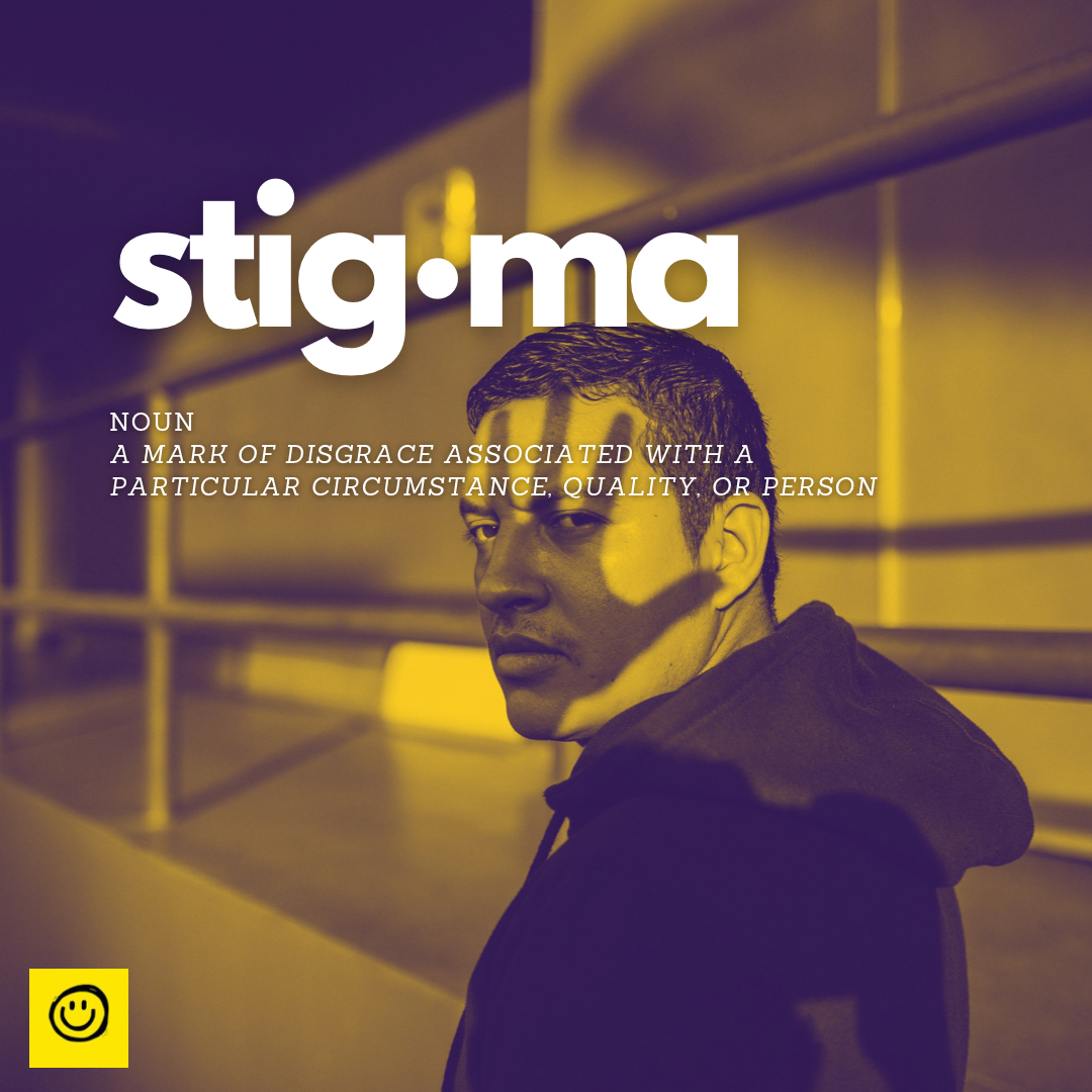 stig·ma / ˈstiɡmə /