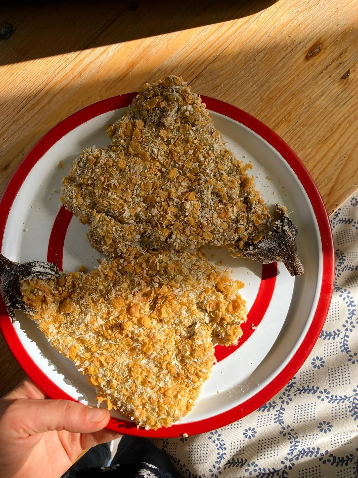 &Ccedil;a, c&rsquo;&eacute;tait ma d&eacute;couverte de l&rsquo;&eacute;t&eacute; ! 
Je ne suis pas tr&egrave;s fan des aubergines et j&rsquo;ai toujours du mal &agrave; les cuisiner. J&rsquo;ai tent&eacute; cette version pann&eacute;e frite comme un