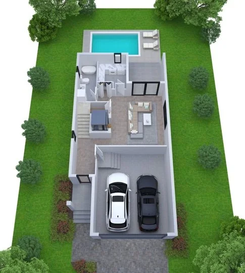 First Floor & Garage