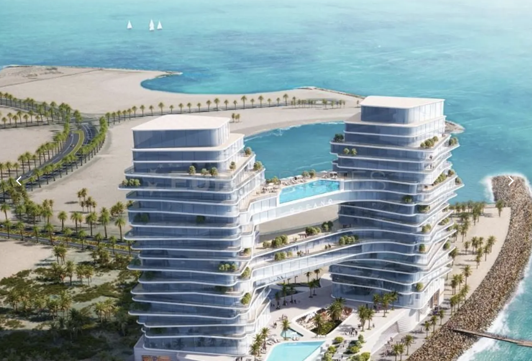 1BR APARTMENT FOR SALE IN OCEANO, AL MARJAN ISLAND