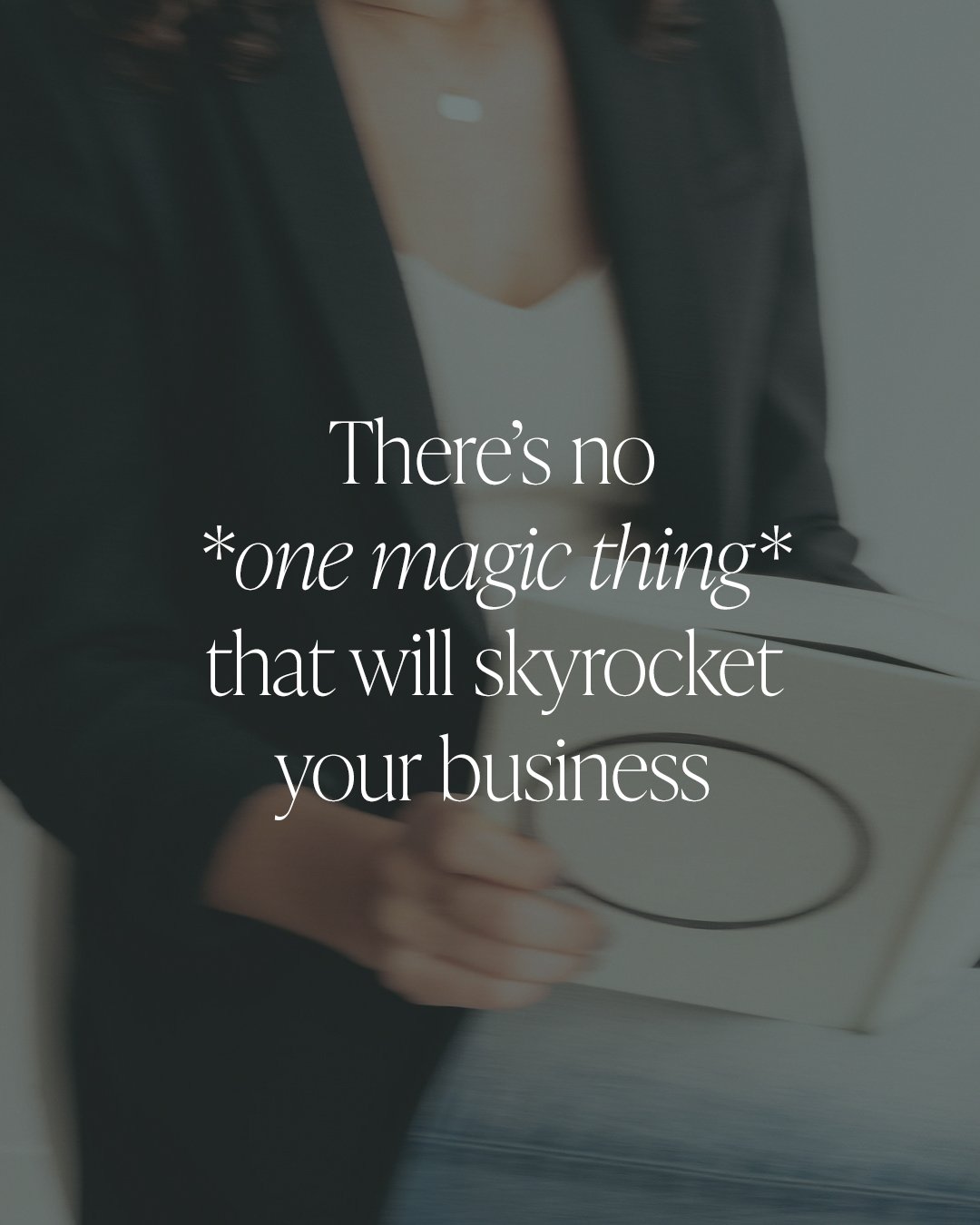 In my own wellness journey, I kept hoping that there would be ✨one magic thing✨ that would catapult me into vitality and wellness. A treatment, a therapy that would unlock whatever was holding me back and keeping me stuck, feeling blah 😓. I&rsquo;d 