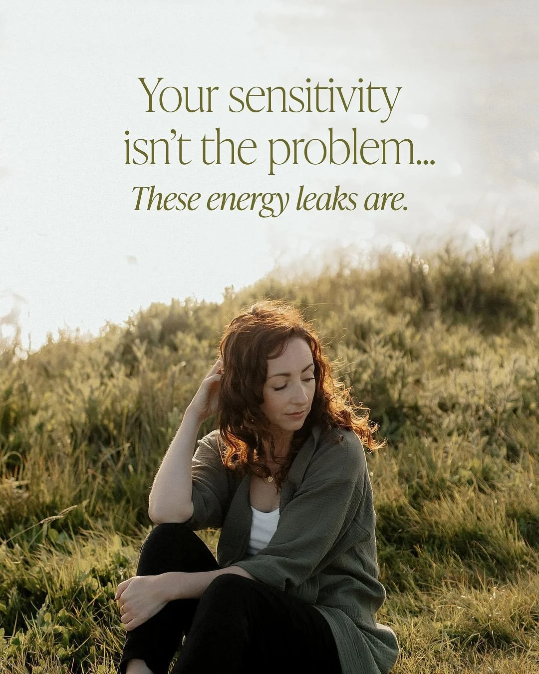 Your sensitivity isn&rsquo;t the problem. But the ways you&rsquo;ve been taught to cope with it?&hellip;those are draining you dry. 

As a sensitive entrepreneur, your energy is your most valuable asset.✨

Yet without realizing it, you might be pouri