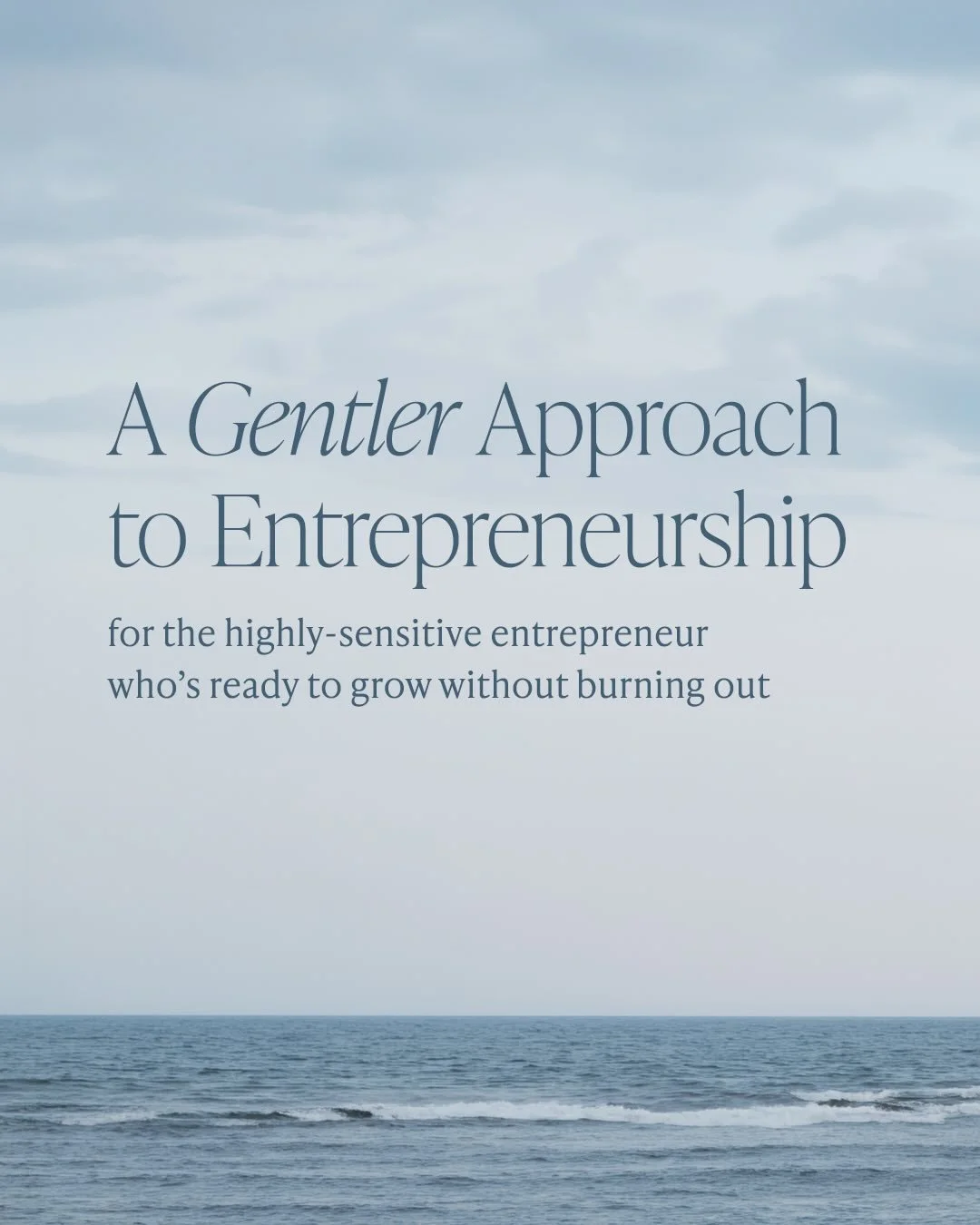 So many highly-sensitive entrepreneurs end up believing they&rsquo;re &ldquo;too much,&rdquo; &ldquo;too emotional,&rdquo; or &ldquo;not resilient enough&rdquo; for business when in reality, the issue isn&rsquo;t them&hellip; it&rsquo;s the approach 