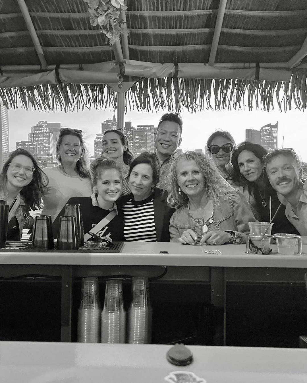 Sometimes the best ideas start with a fresh point of view &mdash; like swapping our desk chairs for a tiki boat and taking in Boston&rsquo;s beauty from a whole new angle. ⁣
⁣
⁣
#teamtuesday #robingannoninteriors⁣