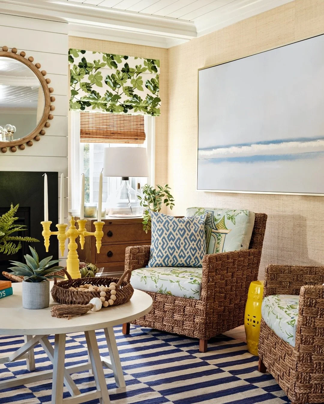 Designing this Nantucket vacation home for two young families was such a joy. Our 📝 #DesignDiaries puts it best: the goal was d&eacute;cor that declares &ldquo;This will be a fun weekend!&rdquo; the moment you step inside.⁣
⁣
⁣
Interior design: @rob