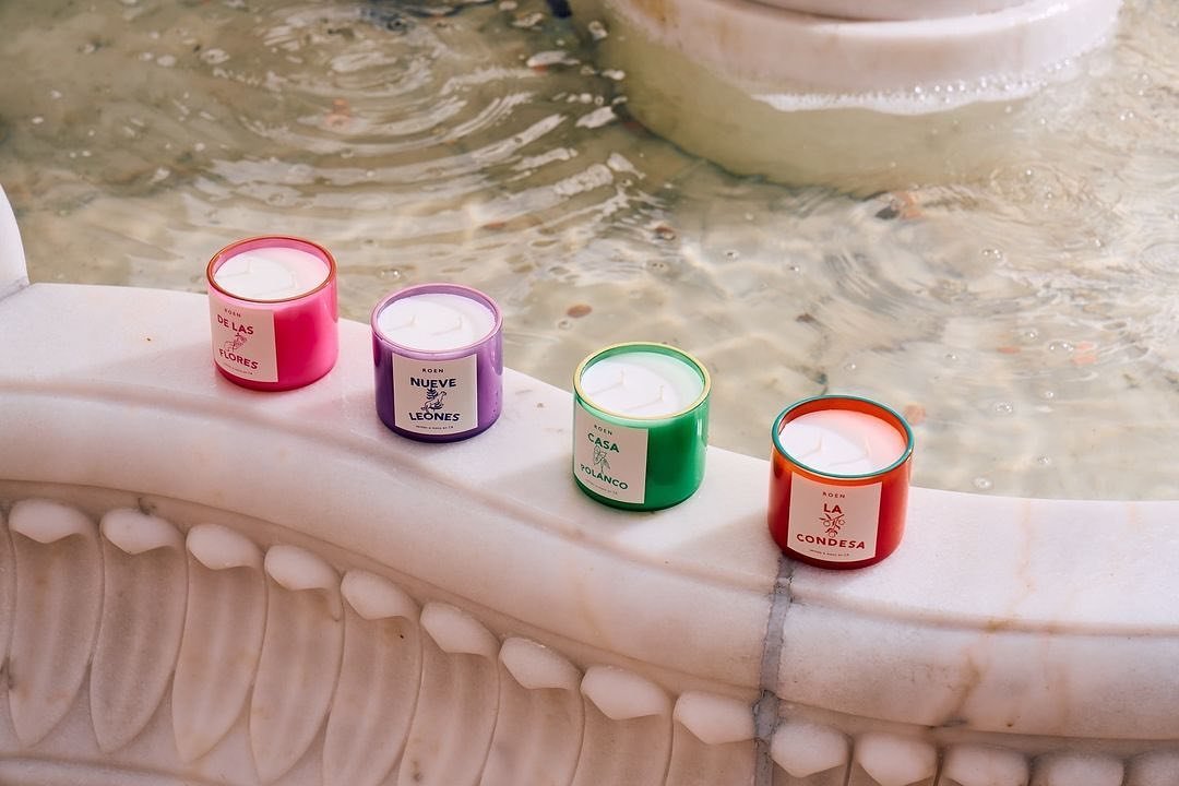 Explore Mexico City from your own home with the new @roencandles collection. These stunning hand-painted jars can be reused as your new favourite cocktail glass✨