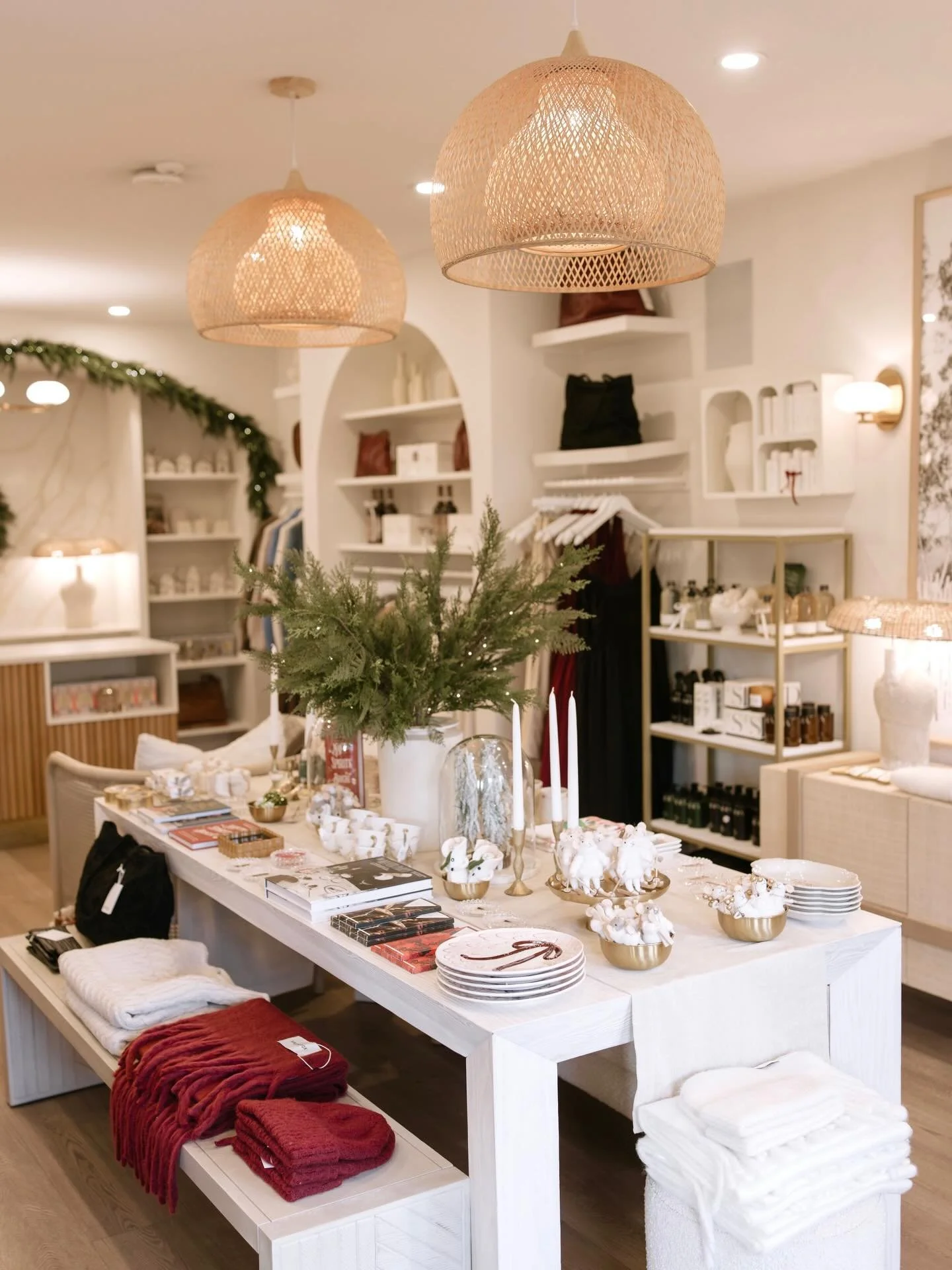 Open today 11-5pm with so many new arrivals. Come grab a drink from @lecomptoirbyfrancois and say hi 🎄✨