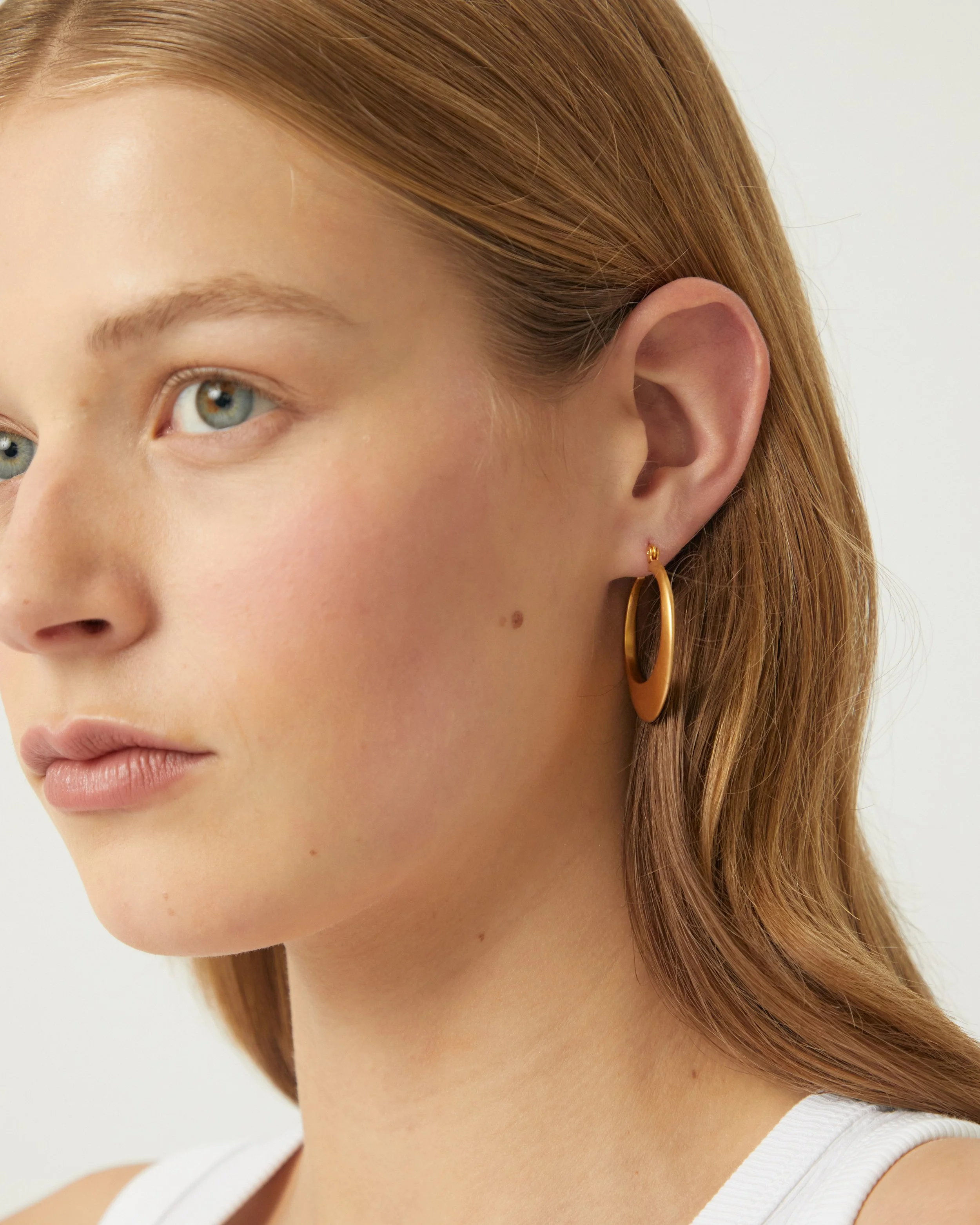 MADDOX HOOPS - GOLD - ON BODY - SIDE.jpg