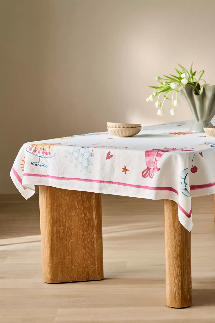 Summer Soirée Linen Tablecloth