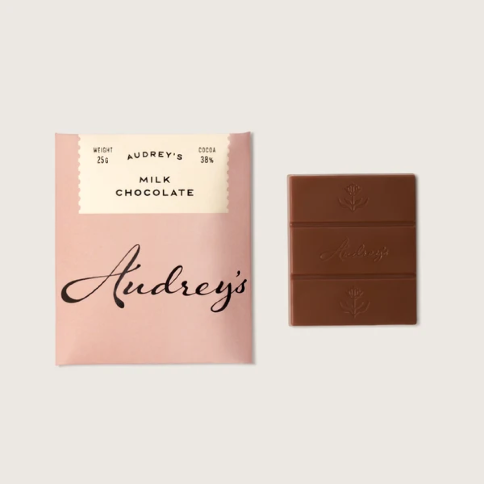 Audrey's Chocolates | Milk 38% Mini Bar