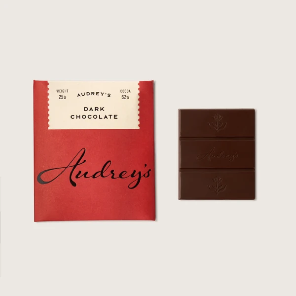 Audrey's Chocolates | Mini Dark 62% Bar