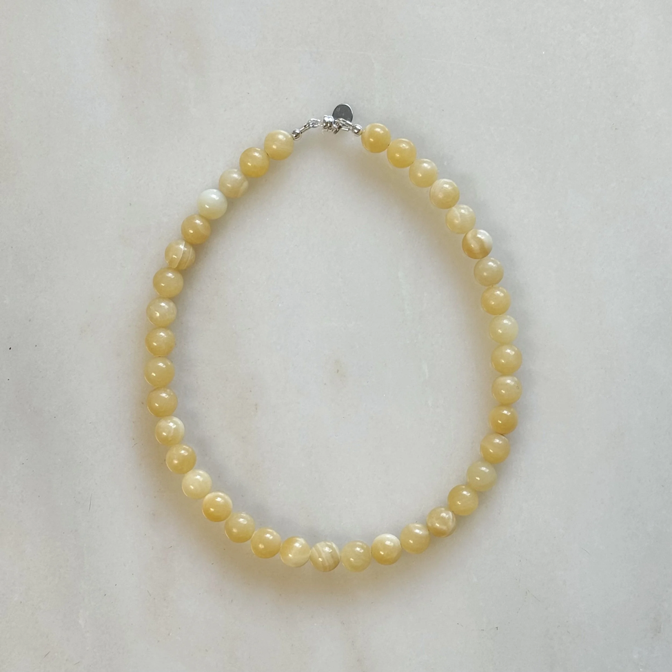 Jade Necklace - Yellow