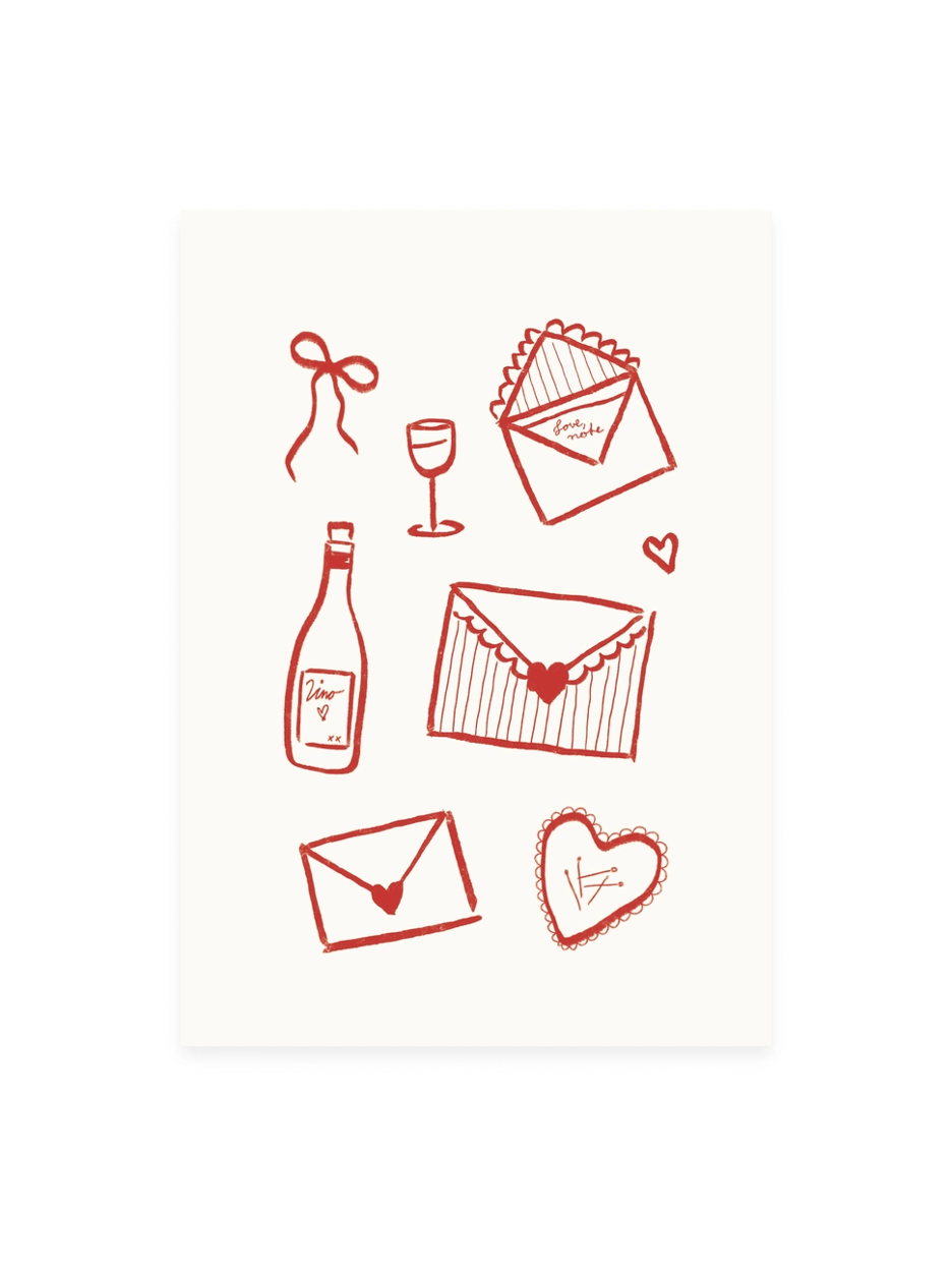 Love Letters Postcard