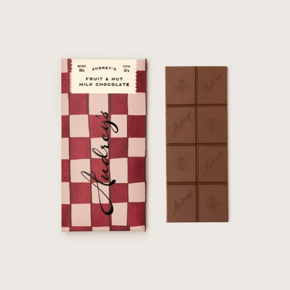 Audrey's Chocolates | Milk 38% Fruit & Nut Bar