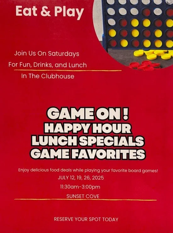 GAME ON! Saturdays in July