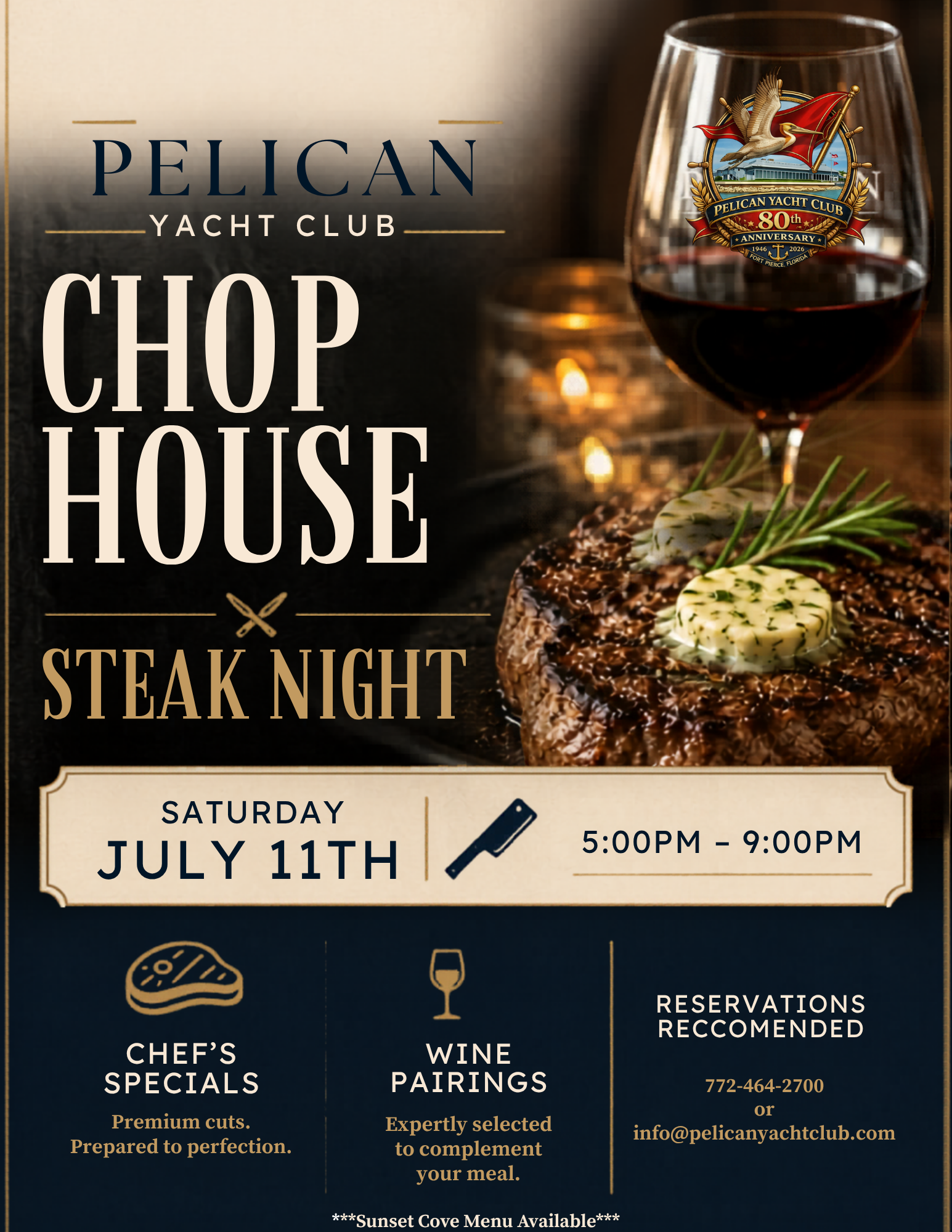 Chop House Steak Night