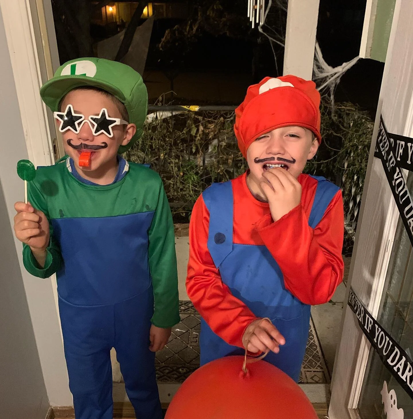The twins refuse to be anything other than Mario and Luigi for Halloween- 3rd year running! My older boy rocked it as Hulk.  And no I did not dress as The Dude, that&rsquo;s just how I dress.  #the1906gents #halloween #trickortreat