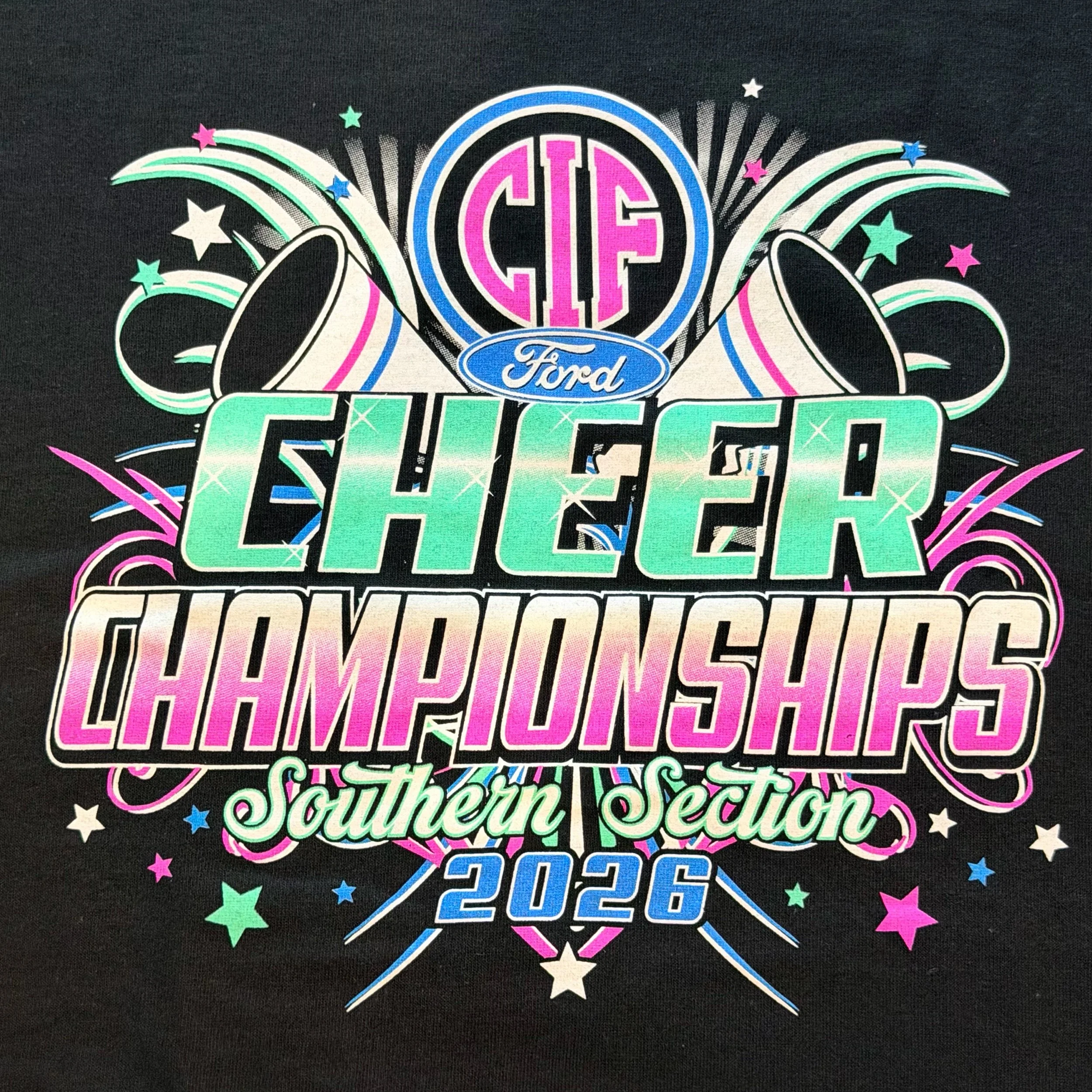2026 Cheer Sweatshirt Black