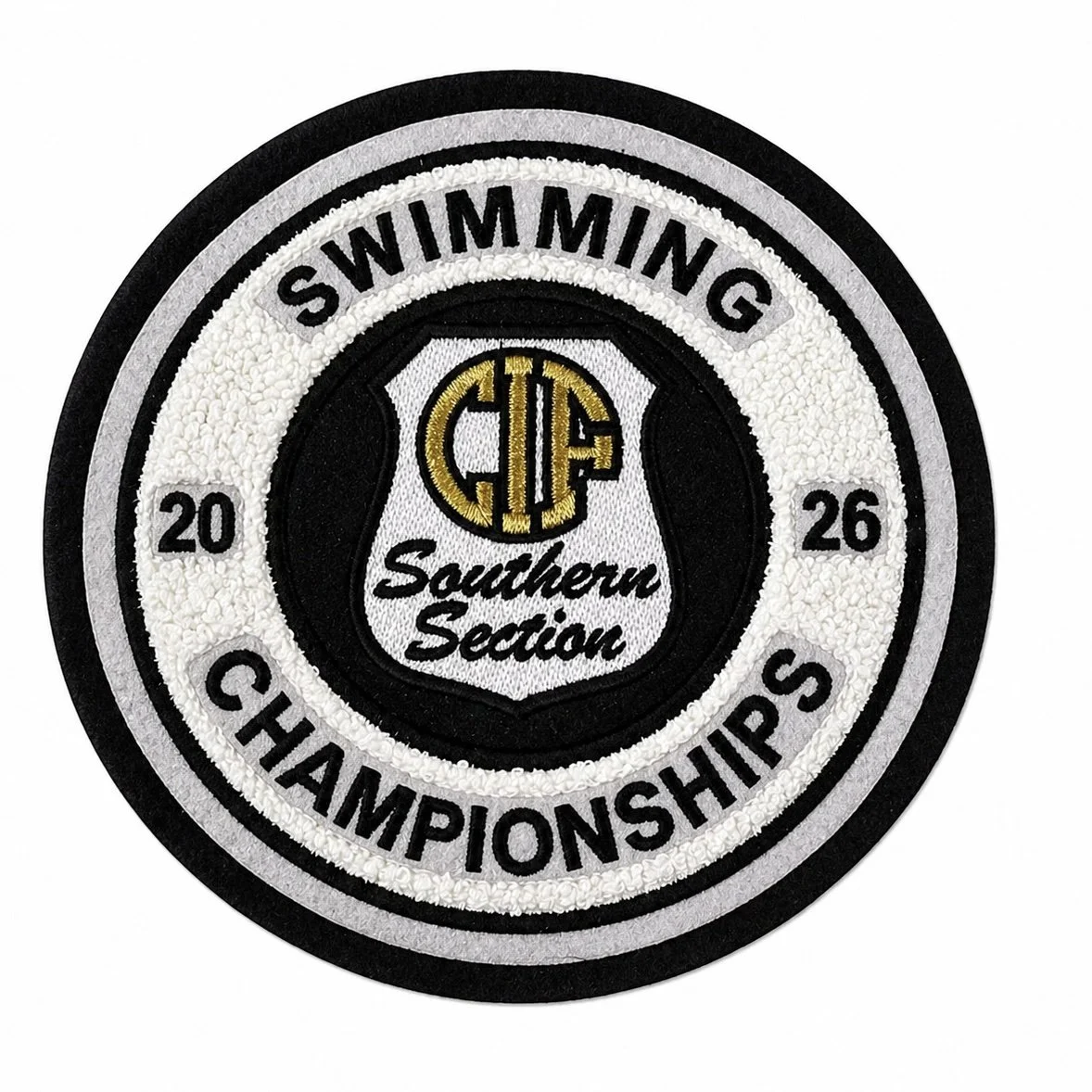 Swimming Championship Patch