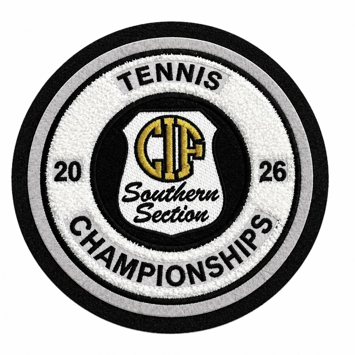 Boys Tennis Championship Patch