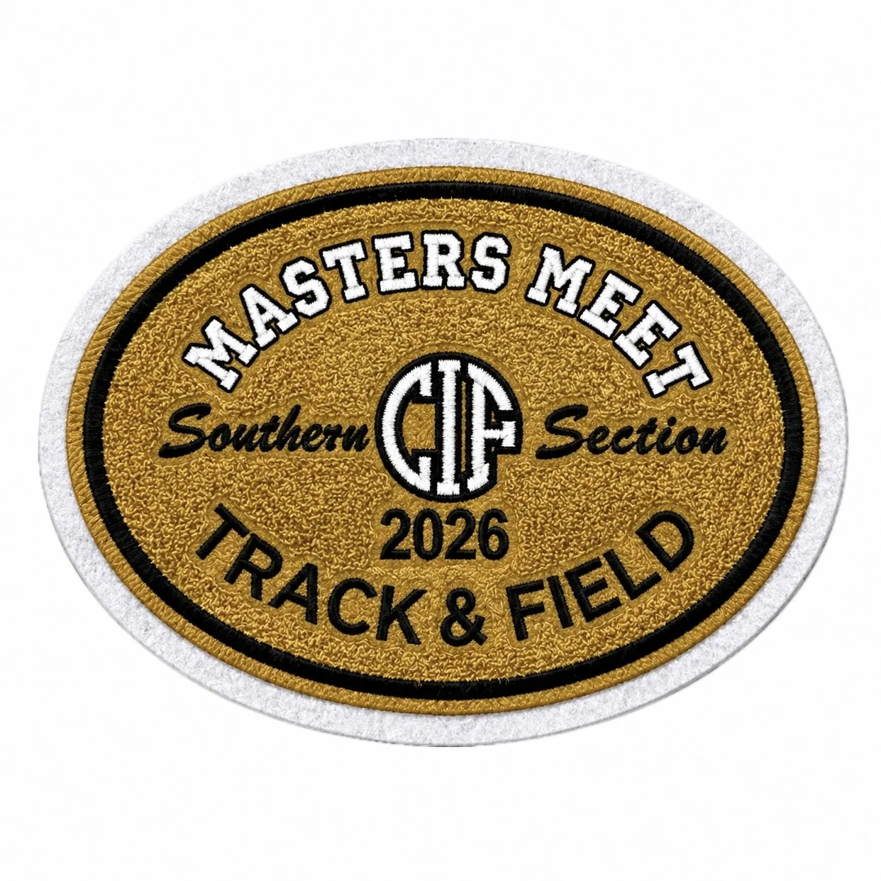 Track and Field Masters Patch