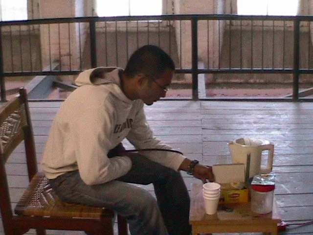 The Tea Party, installation