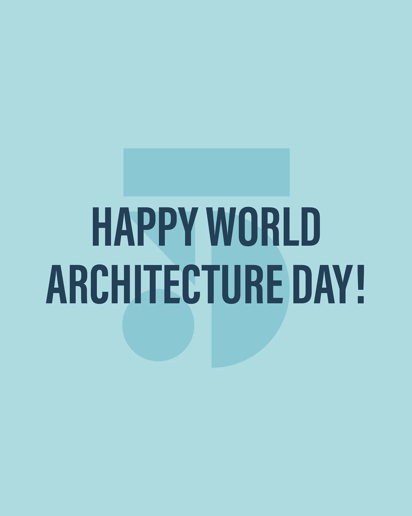 Happy World Architecture day to all architecture lovers!

We are so lucky to do what we do every day, and to play a role in shaping our community.

Thank you to our wonderful clients for trusting us to turn visions into places where life happens. And
